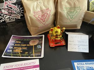 Coffee  at Blackbird Infoshop & Cafe in Kingston