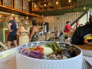 Veggie bowl  at The Bakery in Uvita