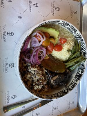 Veggie bowl  at The Bakery in Uvita