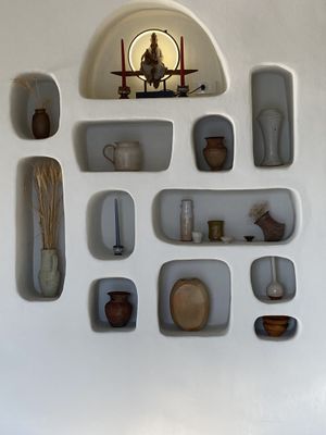 Entrance decorations  at Kina Kind Cuisine in Pattaya