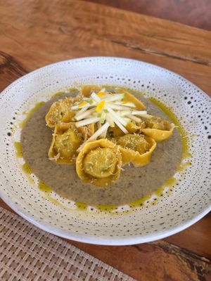 Ravioli spinach at Kina Kind Cuisine in Pattaya