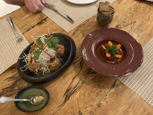 Hoi Jor and Tartare (new)  at Kina Kind Cuisine in Pattaya