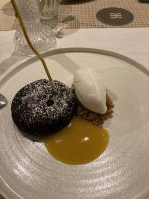 Chocolate pudding  at Kina Kind Cuisine in Pattaya