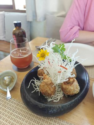 Tofu skin rolls at Kina Kind Cuisine in Pattaya