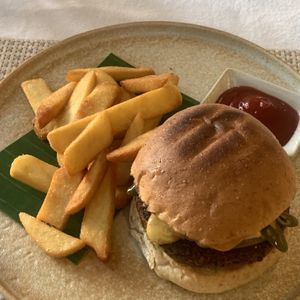 Burger kina   at Kina Kind Cuisine in Pattaya
