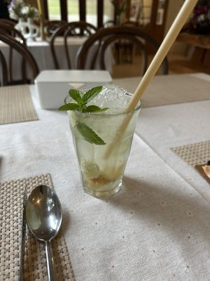 Lime, lemon and mint with soda. Truly refreshing    at Kina Kind Cuisine in Pattaya