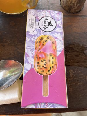 Peace pop  at Kelly's Warung in Pecatu