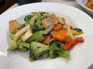 Tofu vege cashew nut from the dinner menu   at Saigon Star in Christchurch