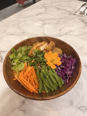 Katsu bowl  at Ver De in El Nido
