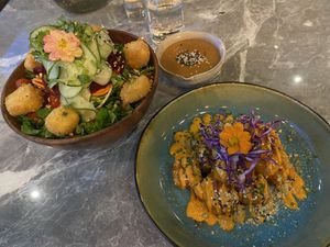 Pad Thai Salad and Bang Bang Tofu  at Ver De in El Nido