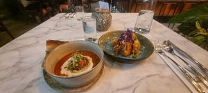 Beyond meatball and tofu starter at Ver De in El Nido