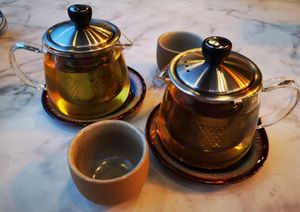 Ginger Tea and Mint Tea at Ver De in El Nido