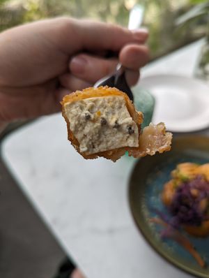 The bang bang tofu was so good at Ver De in El Nido