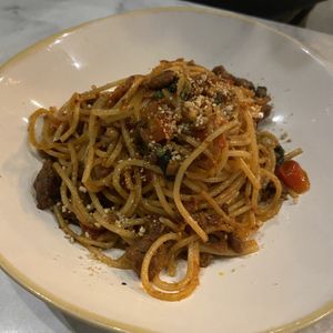 Pasta and meatballs  at Ver De in El Nido