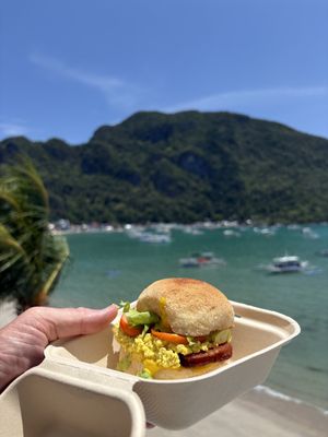Breakfast sandwich (order before 10:45am)  at Ver De in El Nido