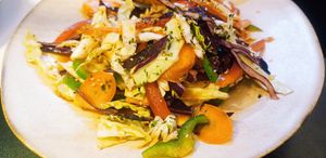 Ceviche vegano at Restaurante Gumer in Pontevedra