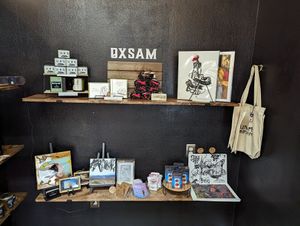 Merch at Retro Coffee in Asheville