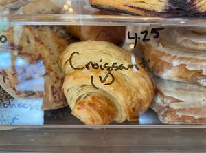 Their plain croissants are fantastic!  at Retro Coffee in Asheville
