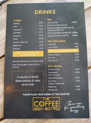  at The Coffee Box & Bistro in Fleetwood