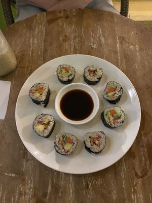 Nori maki   at Earth Cafe and Market in Ubud