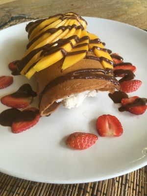 Crepe at Earth Cafe and Market in Ubud