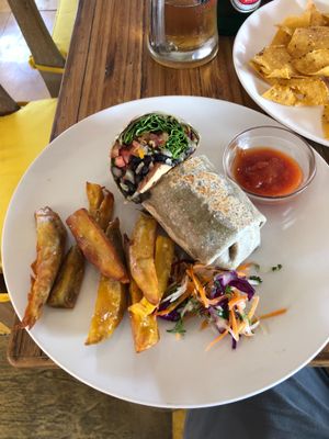 Mighty Burrito  at Earth Cafe and Market in Ubud