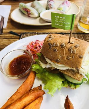 Sandwich at Earth Cafe and Market in Ubud
