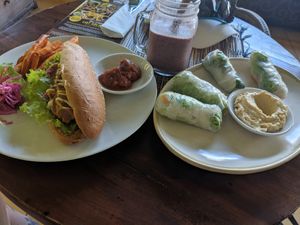 All raw all incredible at Earth Cafe and Market in Ubud