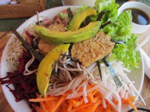 Lunch at Down to Earth. at Earth Cafe and Market in Ubud