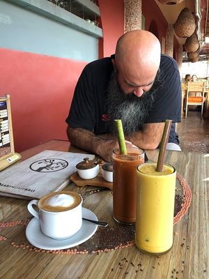 Samsara, Shakti & coffee at Earth Cafe and Market in Ubud
