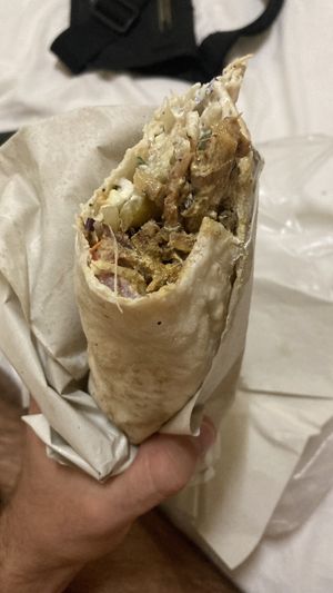 Seitan vegan shawarma!  at Lebanese Bites - Food Stall in Koh Phangan