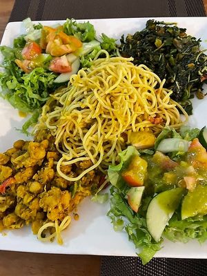 Zen Spaghetti at The Green Zen in Rodney Bay