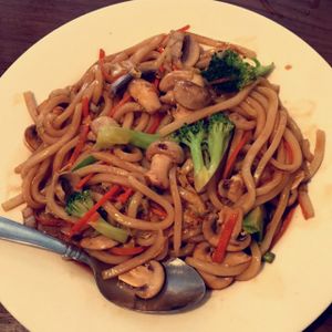 vegetable udon at Green Sprout in Atlanta