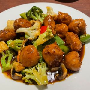 Empire chicken - so good!  at Green Sprout in Atlanta