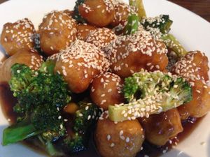 General tso chikn at Green Sprout in Atlanta