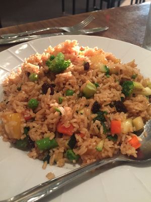 Fruit and veggie rice at Green Sprout in Atlanta
