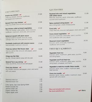 Menu, July 2018, Page 3 at Green Sprout in Atlanta