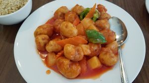 Sweet & Sour Soy Chicken at Green Sprout in Atlanta