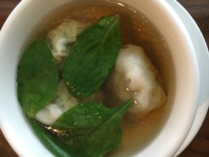 Won ton soup at Green Sprout in Atlanta