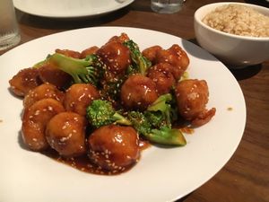 Sesame Chicken Vegan at Green Sprout in Atlanta