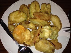 vegetable tempura at Green Sprout in Atlanta