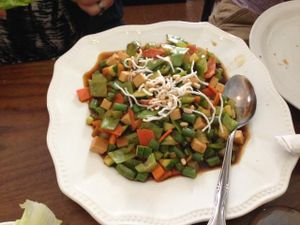 Lettuce wraps at Green Sprout in Atlanta
