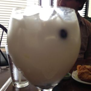 coconut bubble tea at Green Sprout in Atlanta