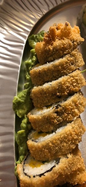 Vegan crunchy roll   at Chiko Sushi House in Filderstadt