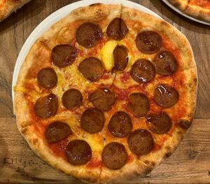 ‘Chorizo’ pizza  at Pizza Bertoldi - Jakubská in Prague