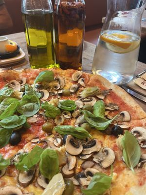 Our pizza  at Pizza Bertoldi - Jakubská in Prague