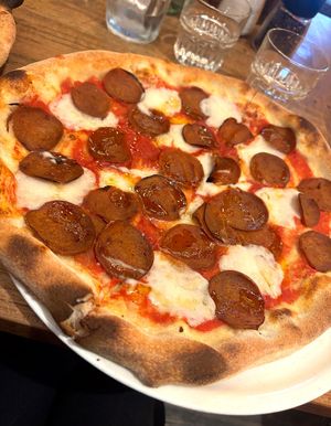 Pepperoni pizza    at Pizza Bertoldi - Jakubská in Prague