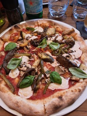Vegan vegeterian at Pizza Bertoldi - Jakubská in Prague