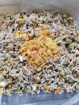 Truffle fried rice at Green Feel Restaurant in Masai