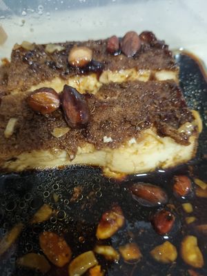 Marmite homemade tofu at Green Feel Restaurant in Masai